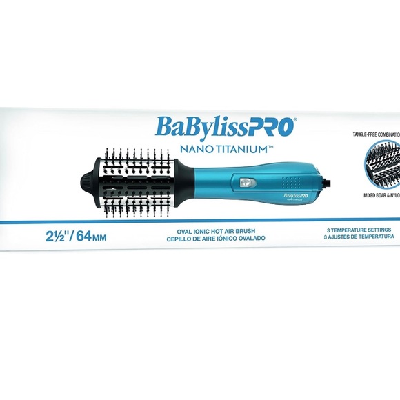BaByliss Accessories Babyliss Pro Nano Titanium 2 2 Oval Ionic Hot